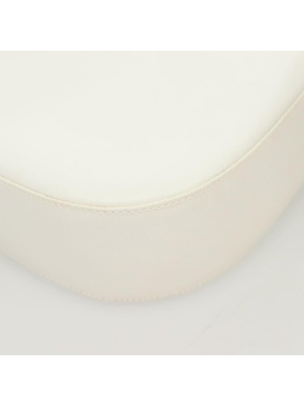 Authentic Salvatore Ferragamo Shoulder Bag Leather White Silver - Picture 15 of 16